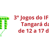 3º JIFMT: A cerimônia de abertura será no dia 12/06